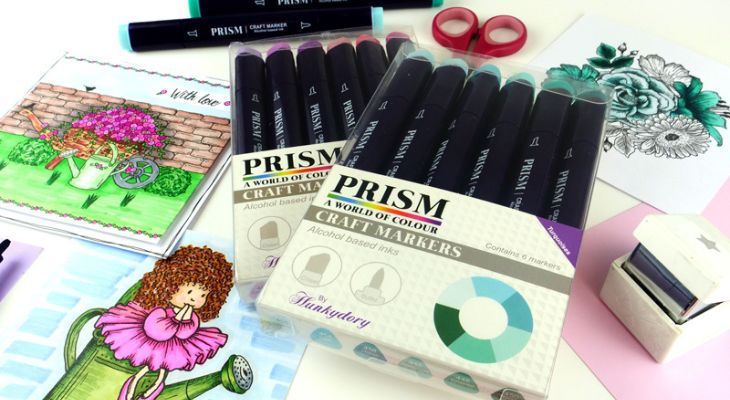 Creative Card Making with Hunkydory Prism Craft Markers