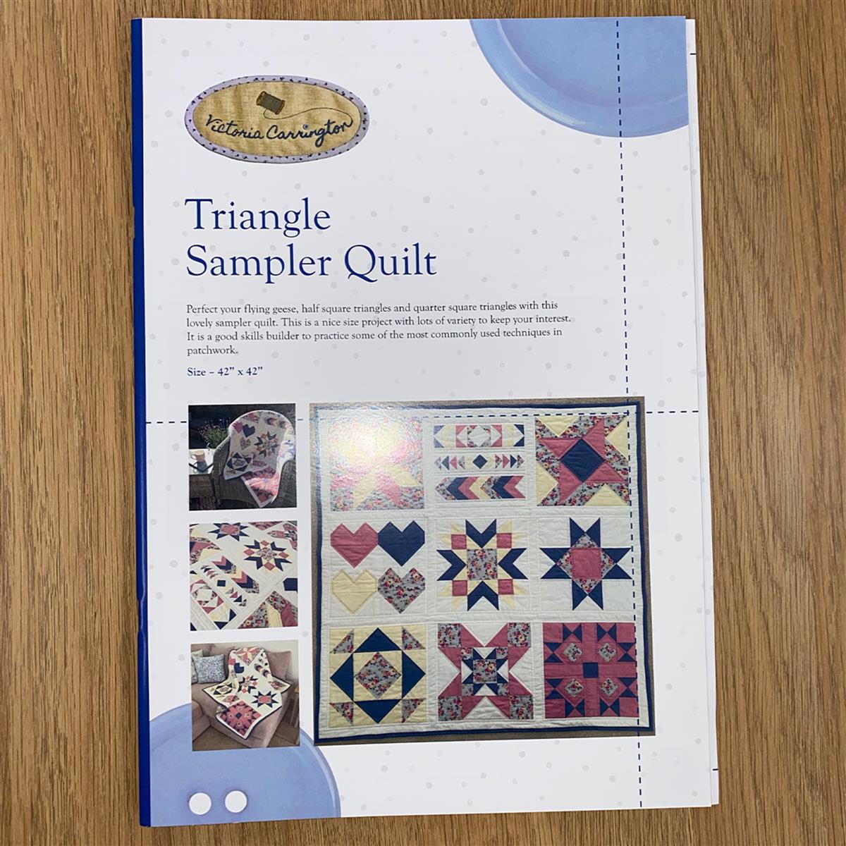 Victoria Carrington's Triangle Sampler Quilt Instructions | SewingStreet