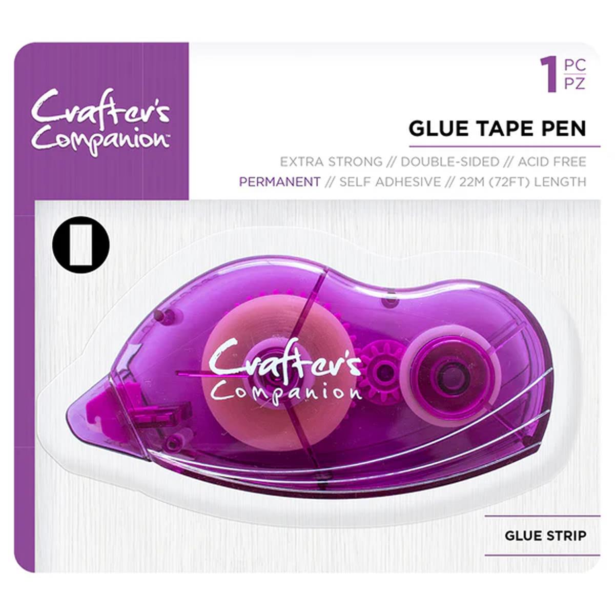 Crafters Companion Extra Strong Permanent Glue Tape Pen HobbyMaker