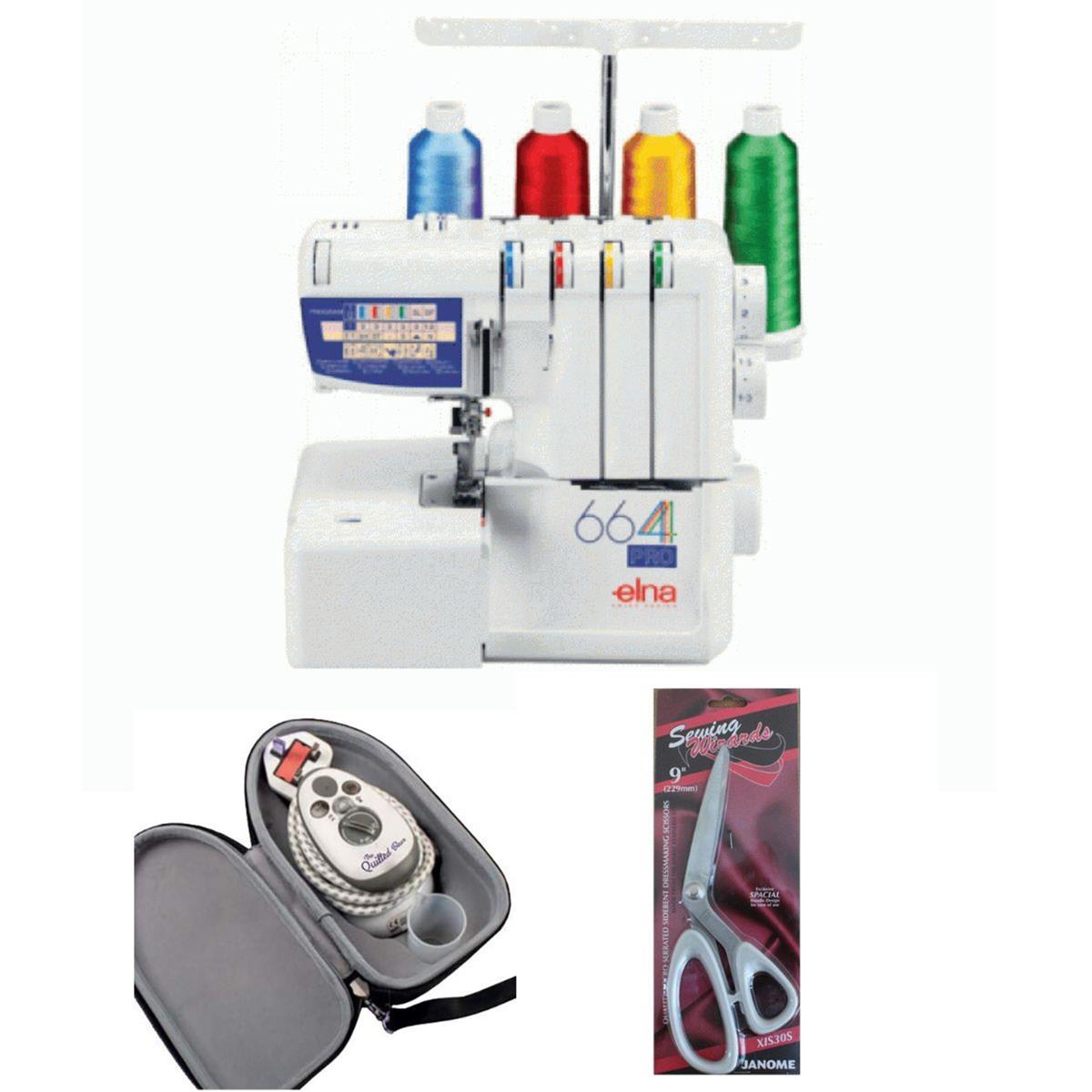 Special Offer Elna 664 Pro Overlocker with FREE Mini Iron and ...