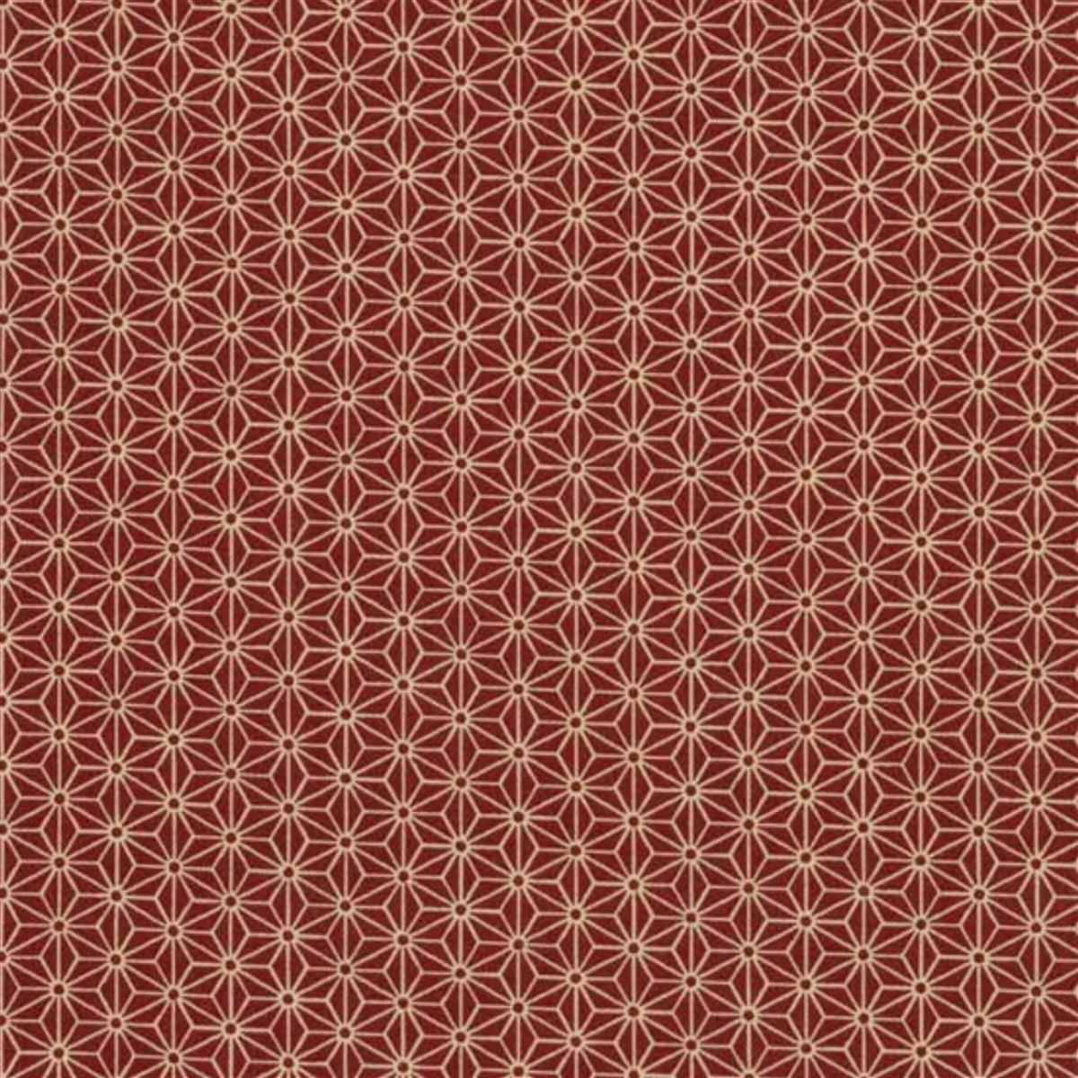 Ashton Collection Circles Clover on Cocoa Fabric 0.5m