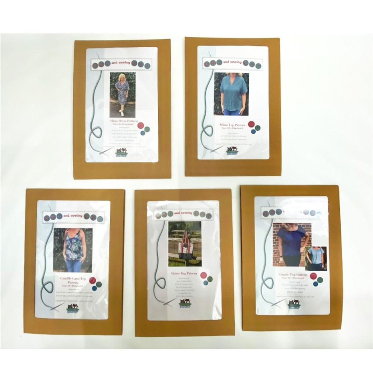 Owl & Sewing Cat Collection 18 PRINTED PATTERNS SewingStreet