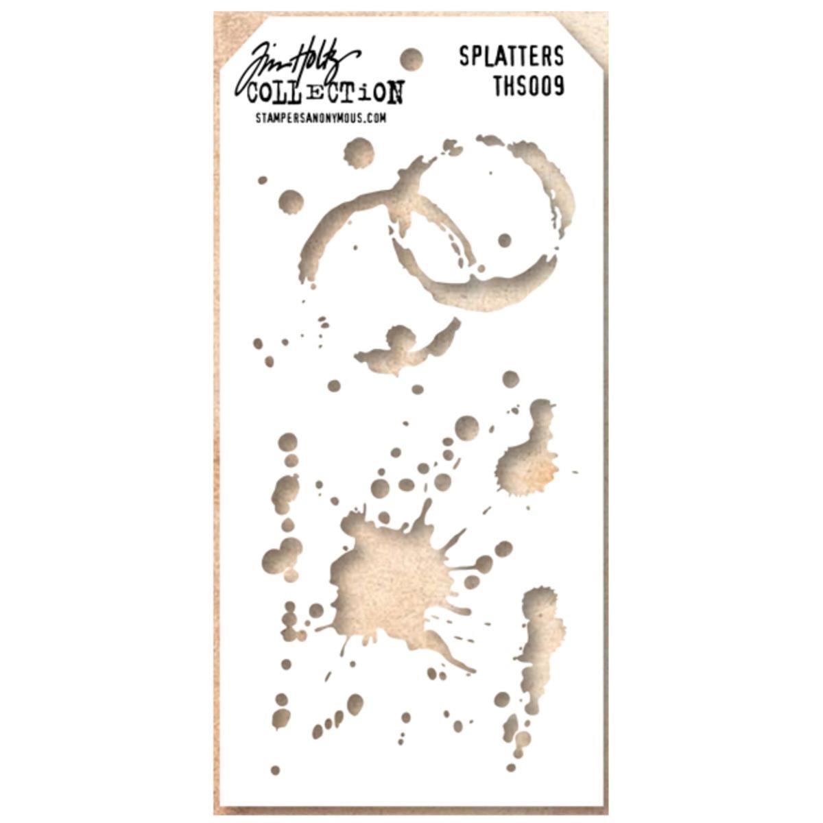 Splatters Layered Stencil | HobbyMaker