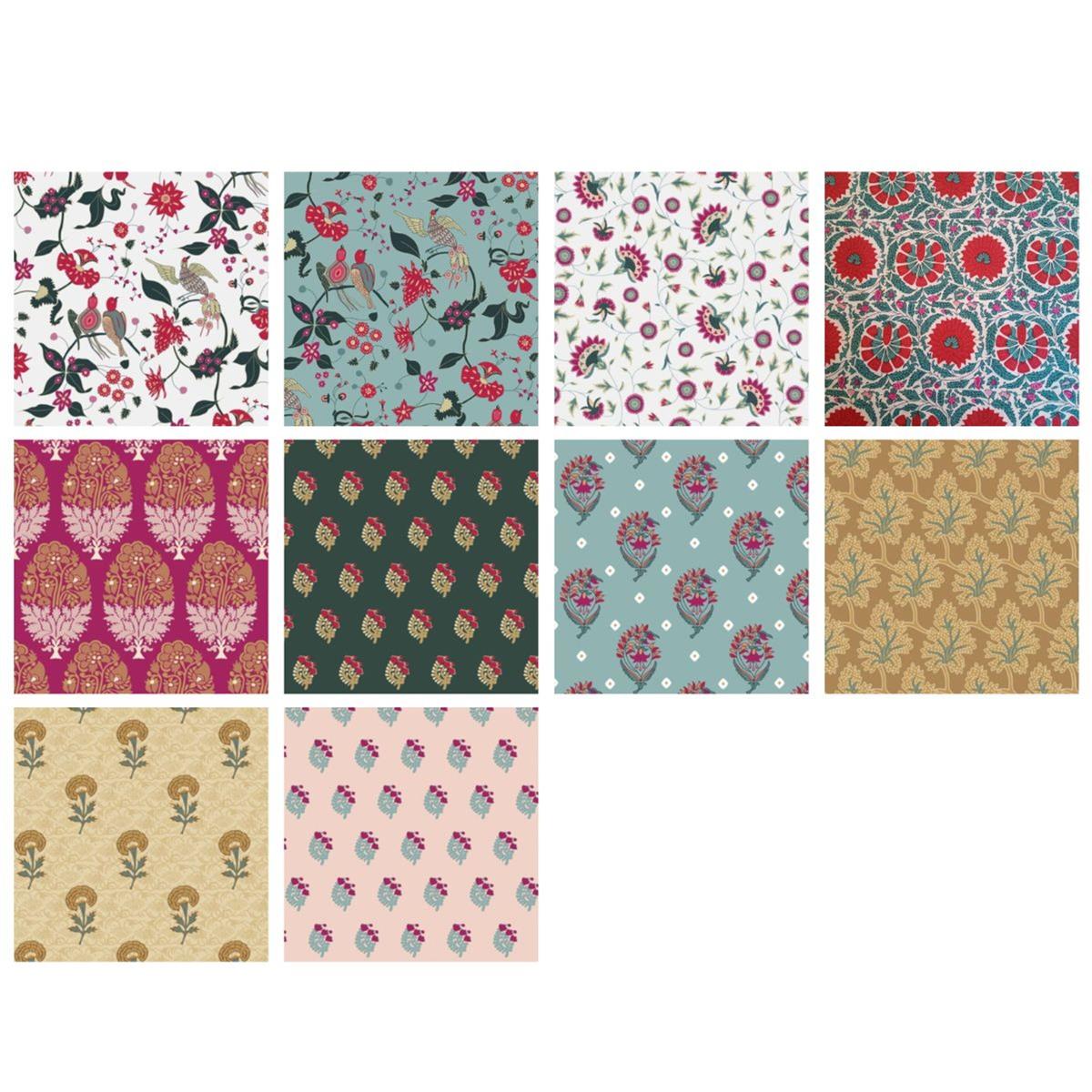 Indian Summer Collection 5 Charm Pack of 20 | SewingStreet