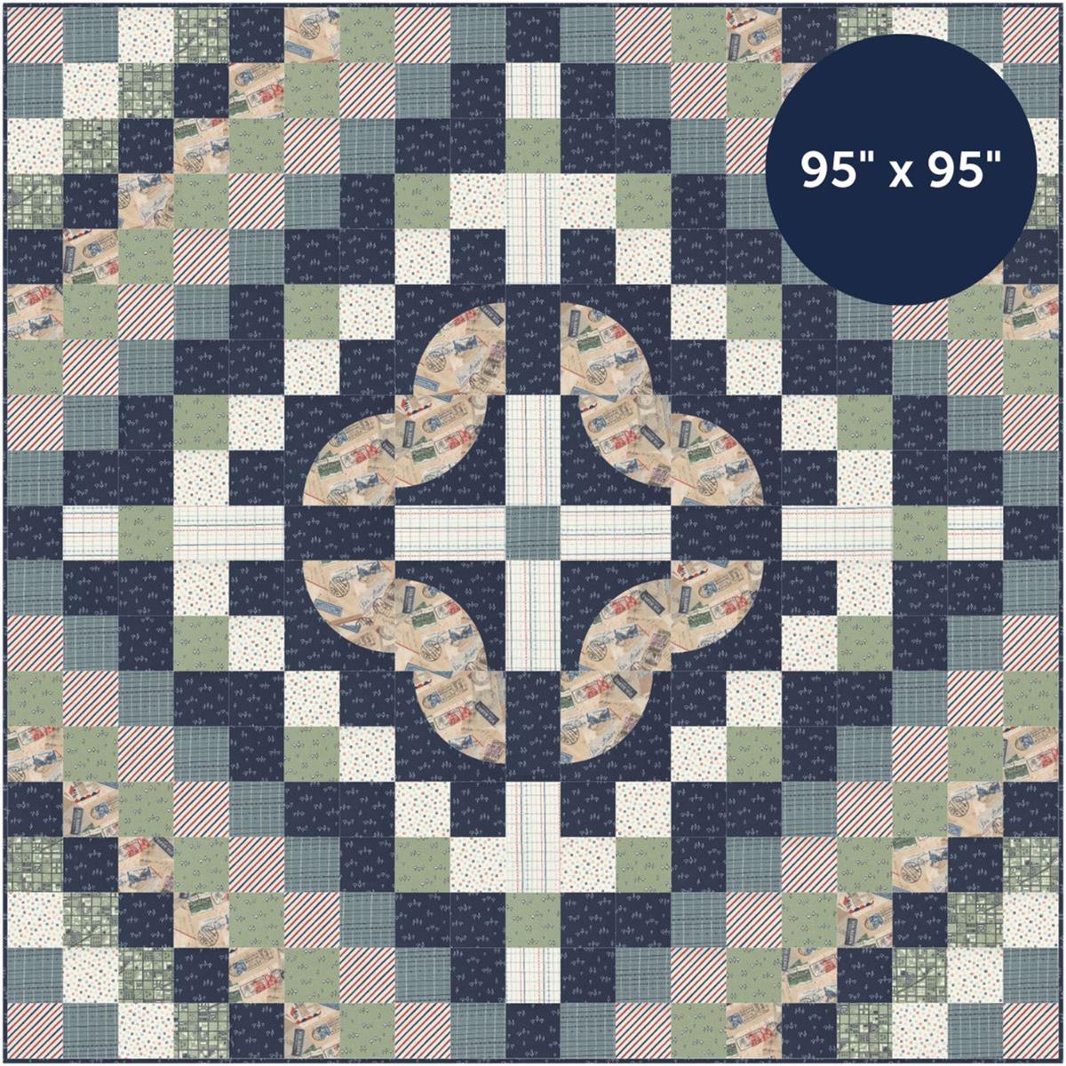 Clare's Globetrotter Limited Edition Quilt Kit 95 x 95