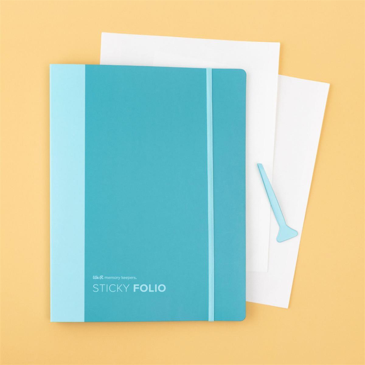 We R Makers New Sticky Folio & 3x Permanent Adhesive Sheets - Mint