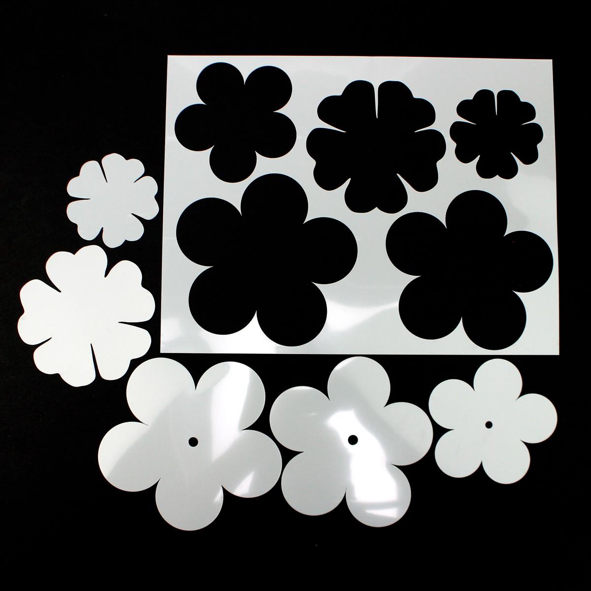 Kit 4 Debbie Bulford designs Daisy and Mini flowers template | HobbyMaker