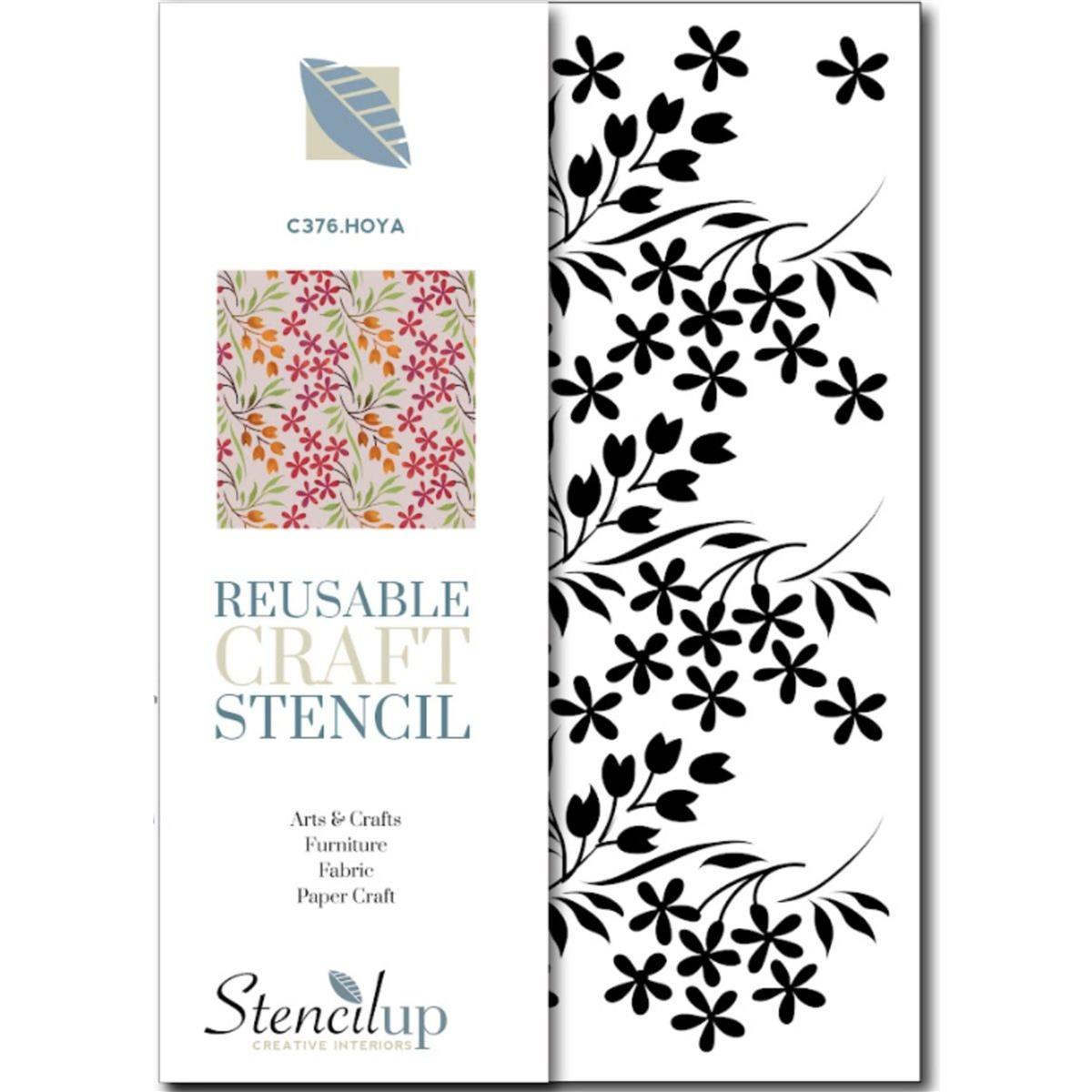 Stencil Up Hoya (A4 adhesivebacked stencil) SewingStreet