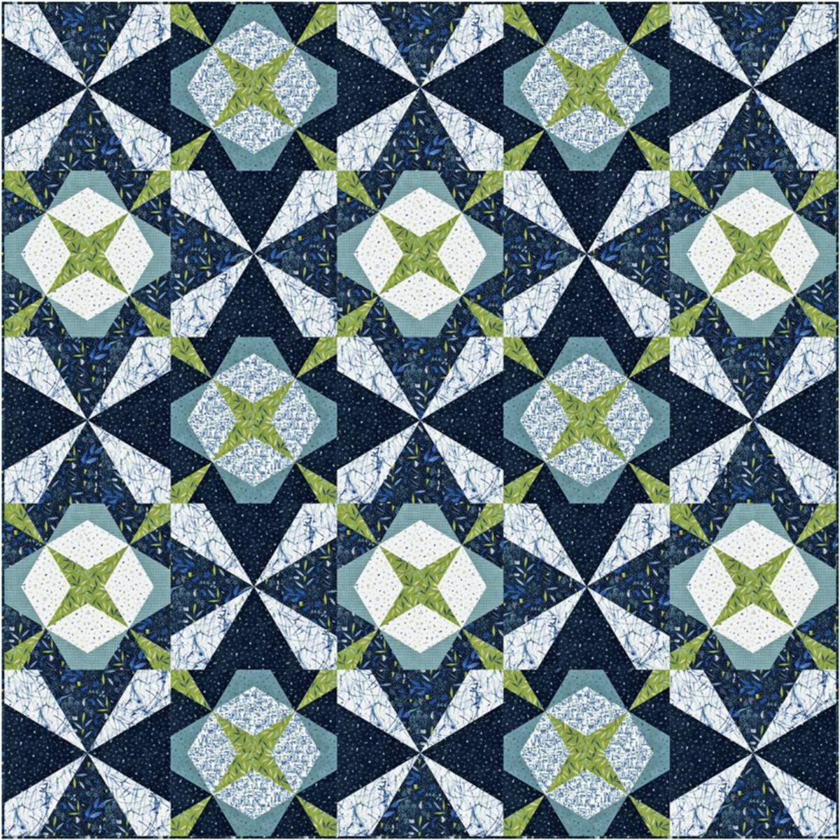 Clare Trinket Limited Edition Quilt Kit Dark Colourway
