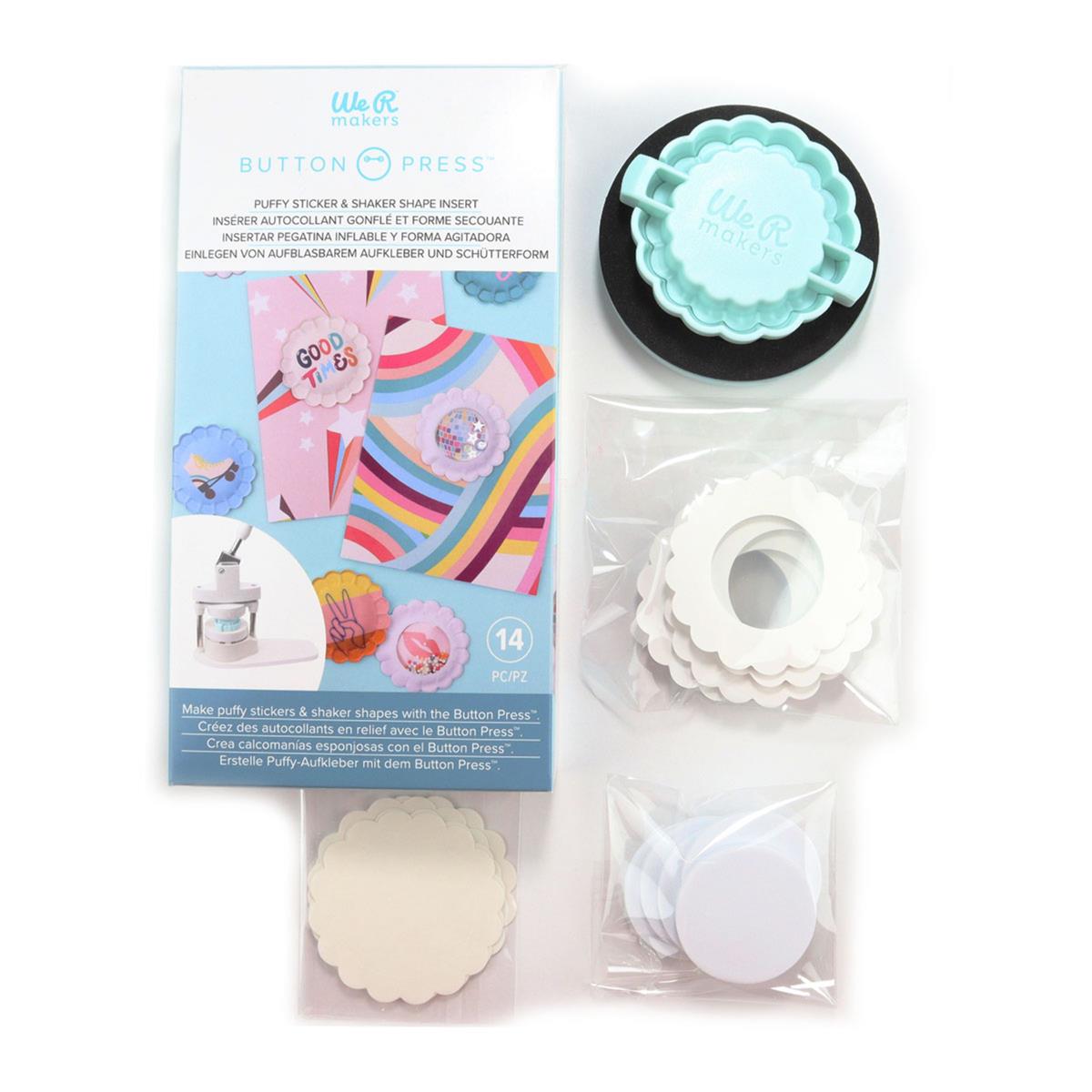 We R Memory Keepers Button Press Refill Pack- Heart