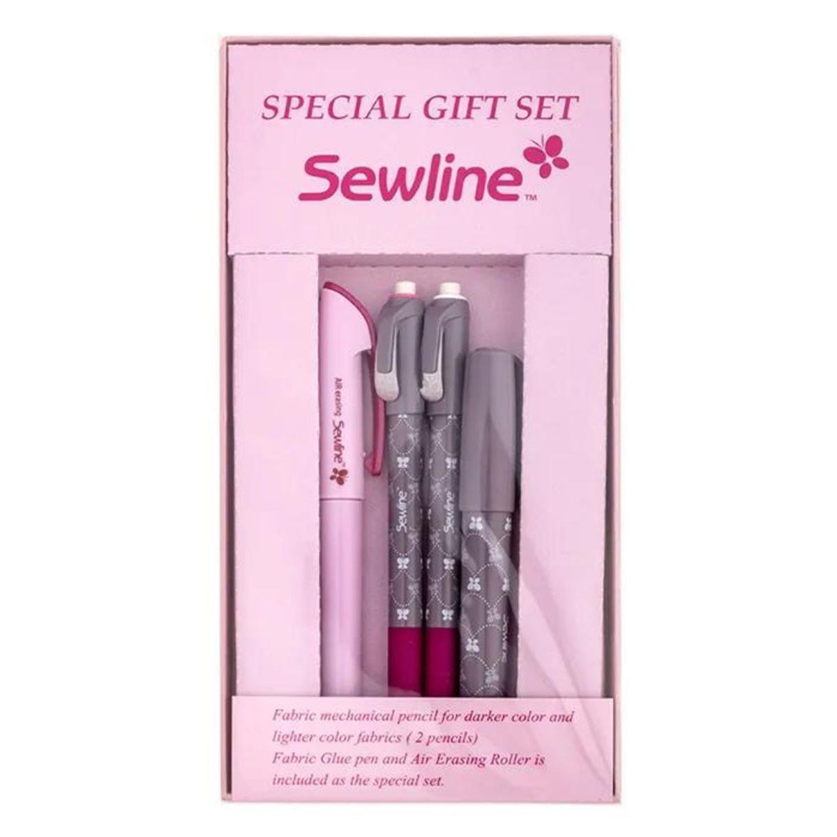 Sewline Special Gift Set: 2 Mechanical Pencils, 1 Glue Pen, 1 Air ...