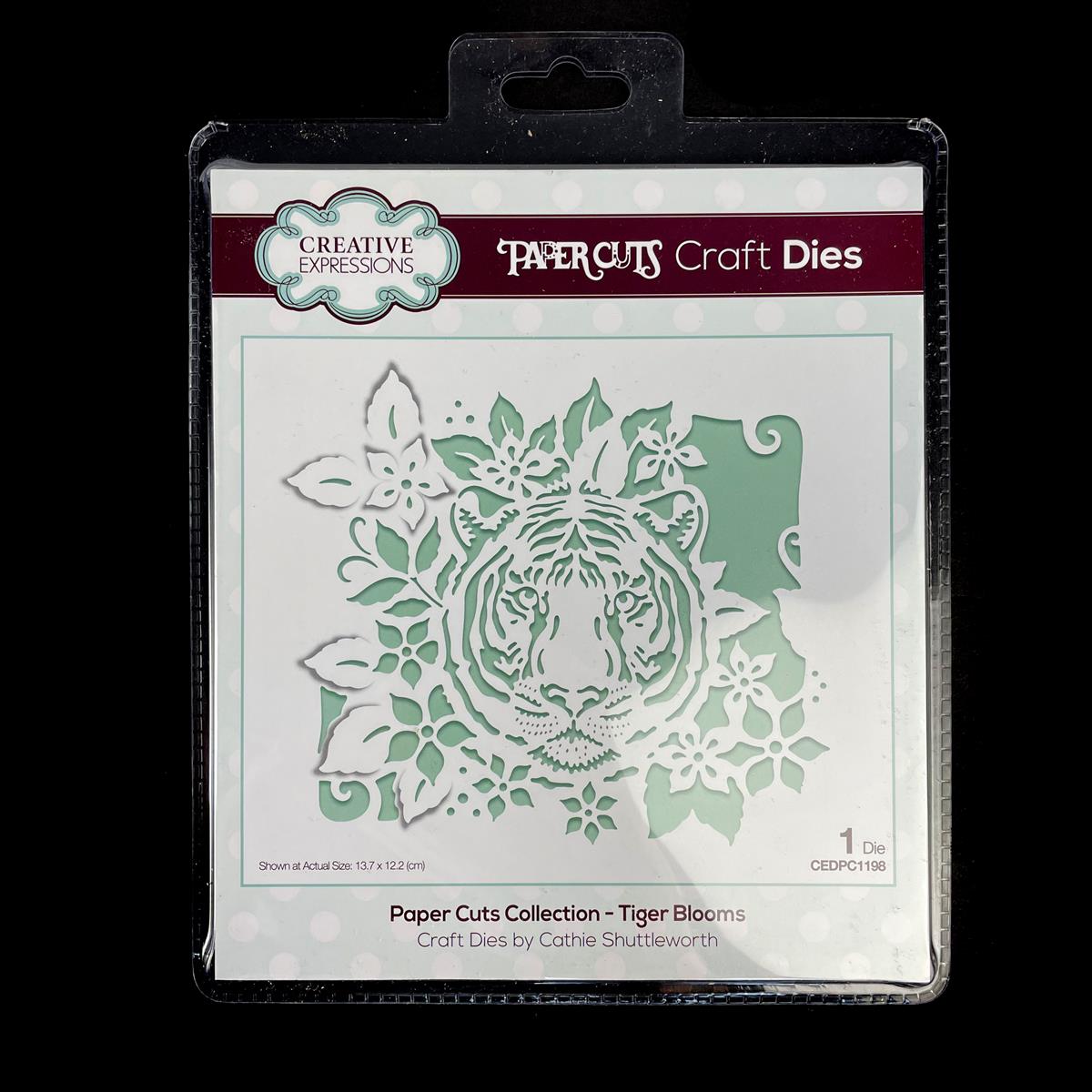 Creative Expressions Paper Cuts Tiger Blooms Craft Die 