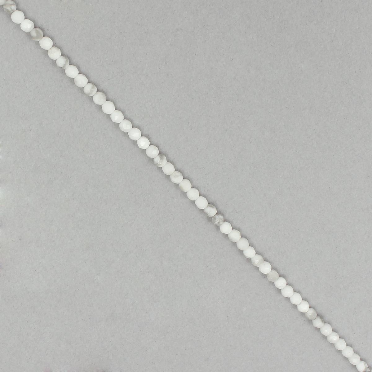 8cts Magnesite Faceted Seed Beads Approx 2mm JewelleryMaker