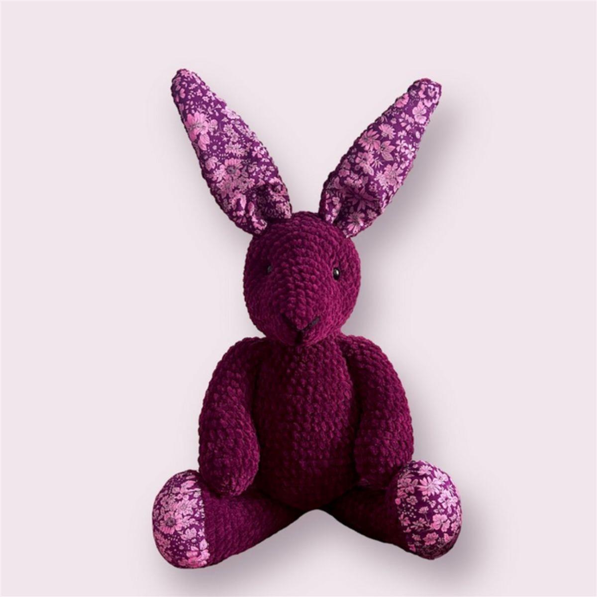 Mally Makes Plum Heirloom Rabbit Crochet Kit | SewingStreet