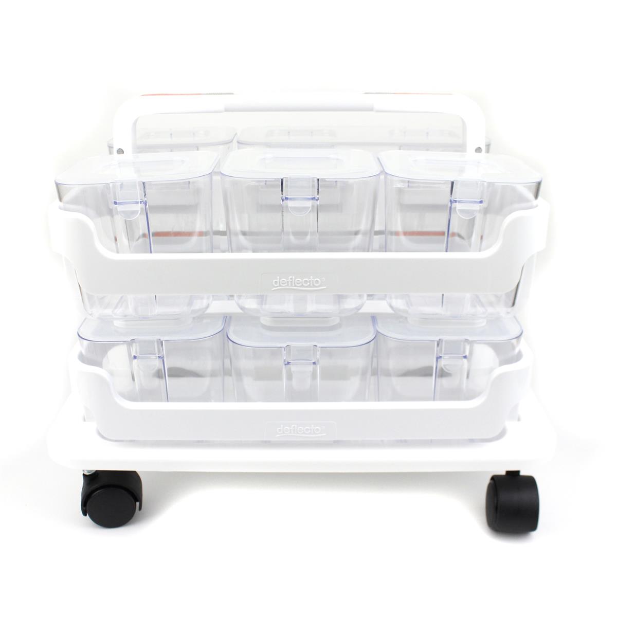 Stack 'N Go Caddy WHEEL BASE ONLY for Stackable Craft Supply Organizer  Caddy