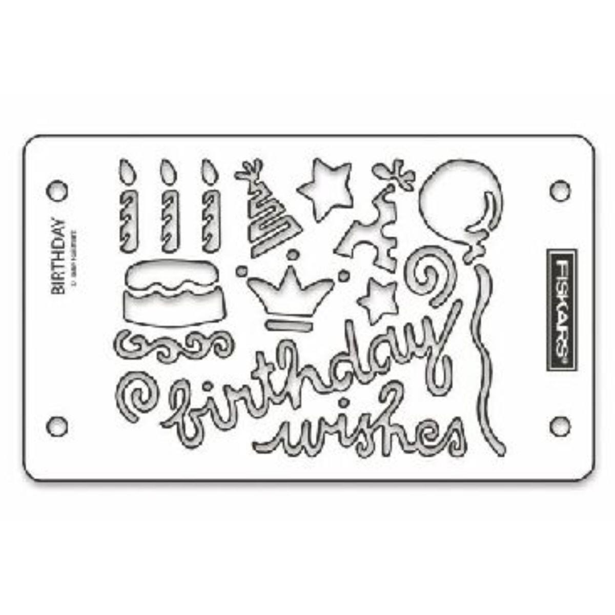 Stencil Birthday | HobbyMaker