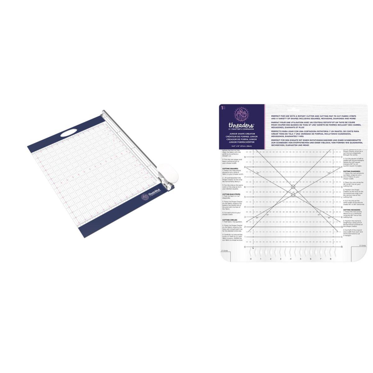 Threaders Fabric Cutter with FREE Jr Shape Creator SewingStreet