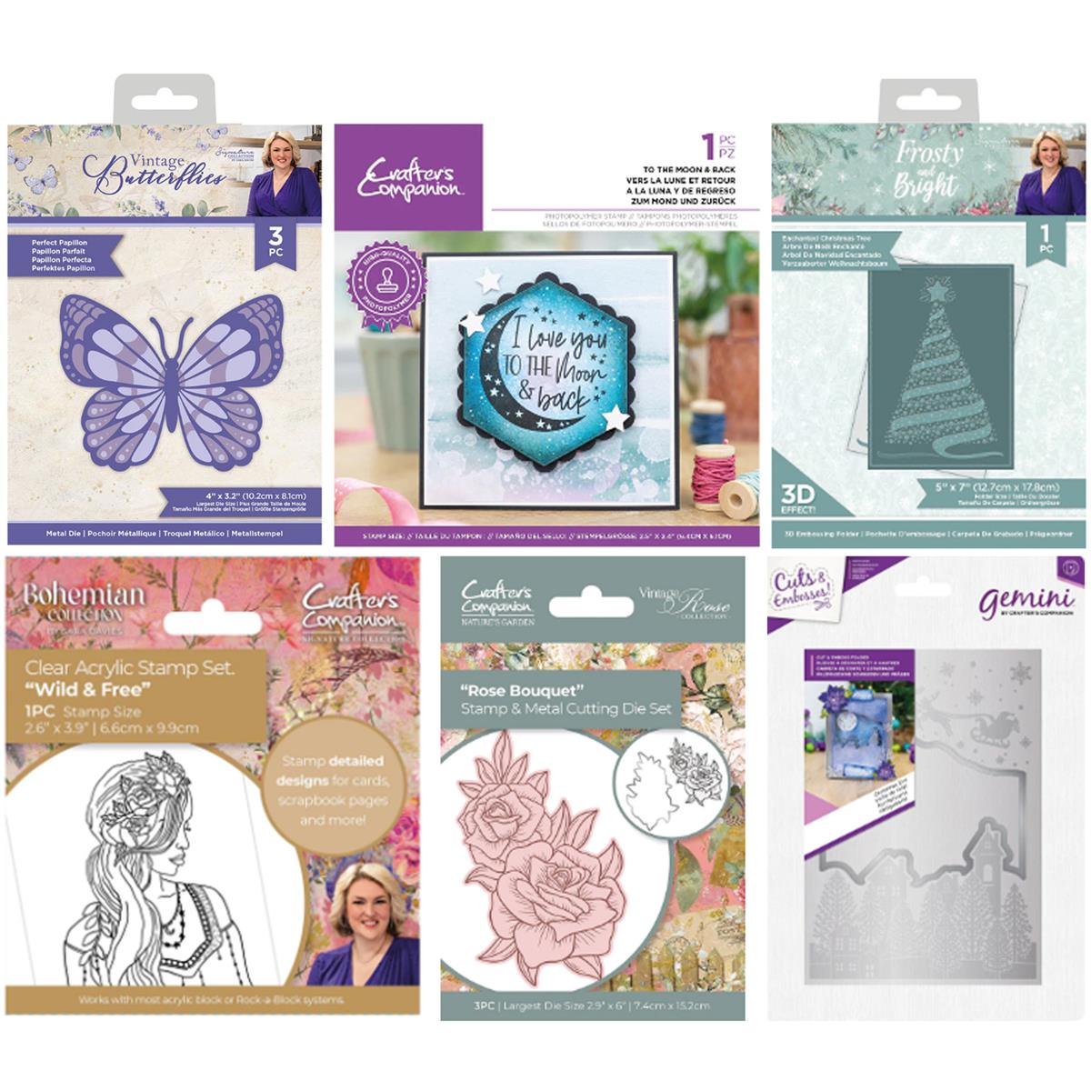 Crafter's Companion - Stamps, Dies & Embossing Folders - Assorted ...