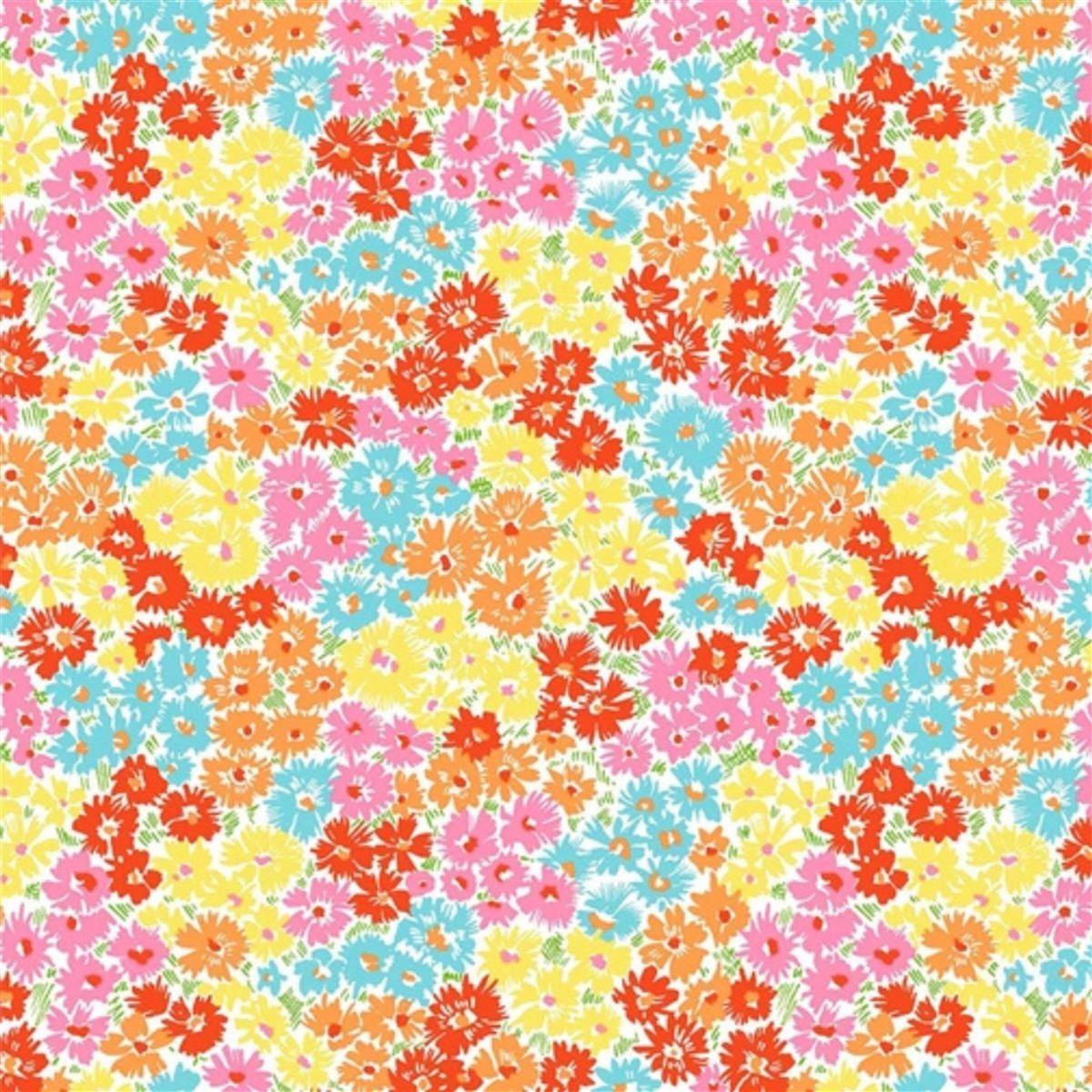 Liberty London Parks Kensington Confetti Summer Fabric 0.5m | SewingStreet