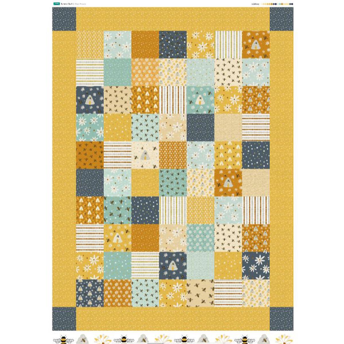 Summer Quilt Fabric Panel 140x202cm SewingStreet