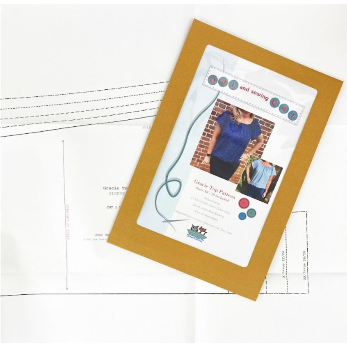 Owl & Sewing Cat Gracie Top Pattern SewingStreet