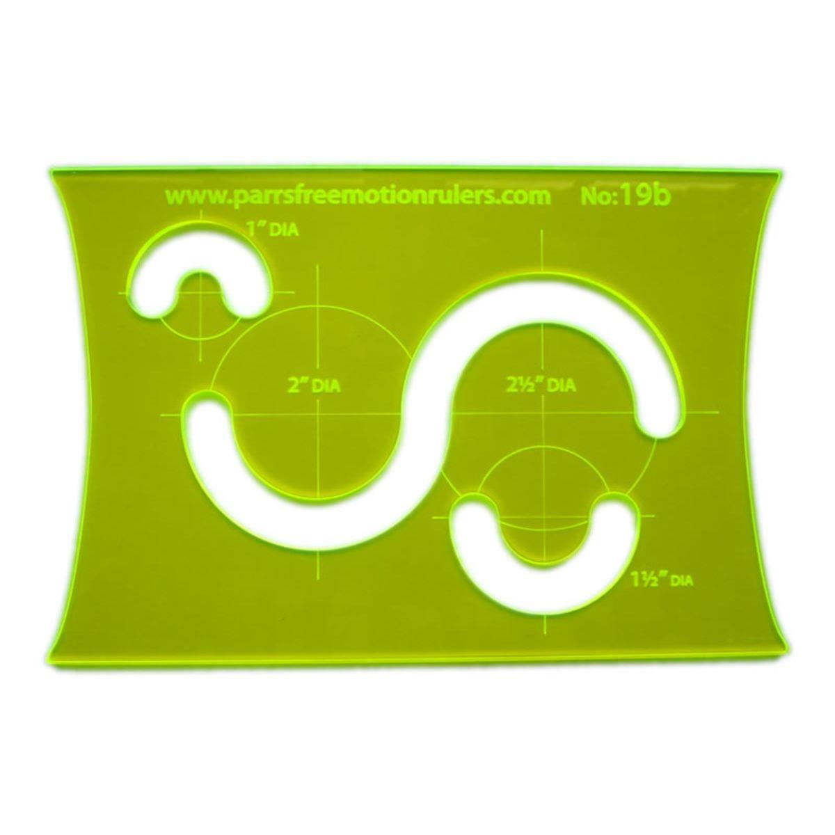 Parrs Free Motion Ruler 19b Circles Ruler SewingStreet