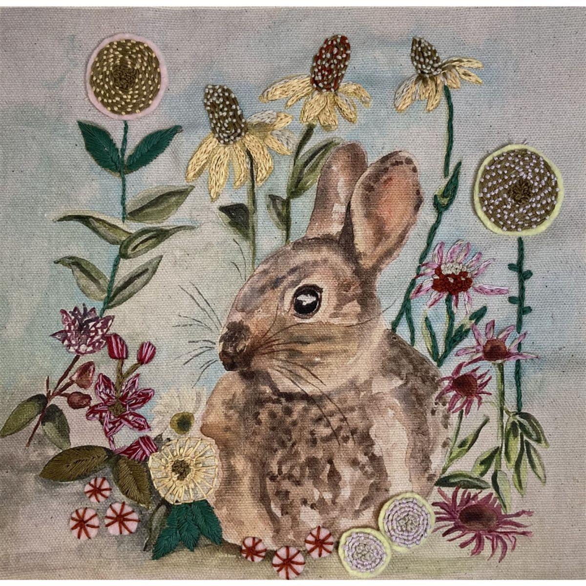 Little House of Victoria Hand Embroidery & Applique Kit - Bunny ...