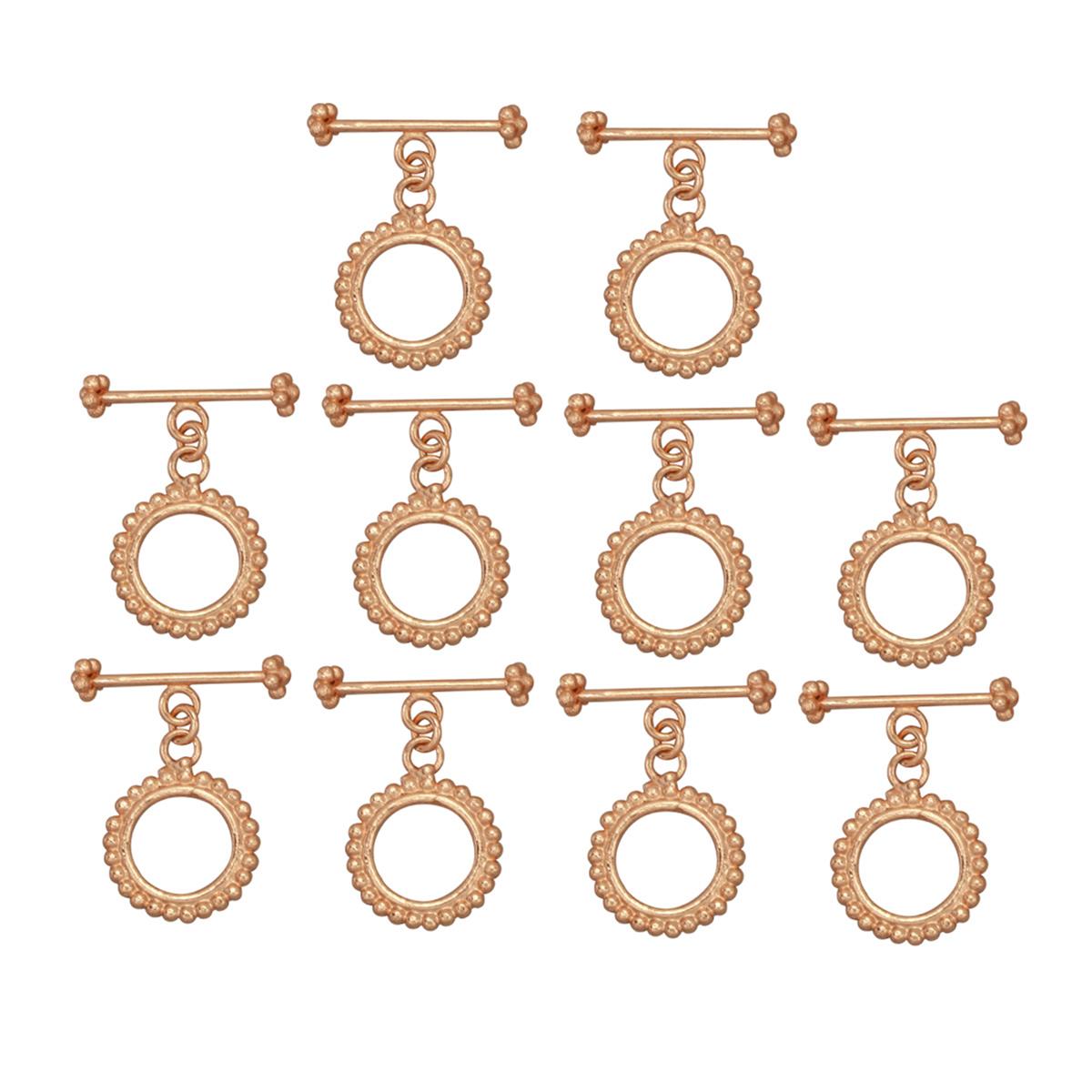 Rose gold sales toggle clasp