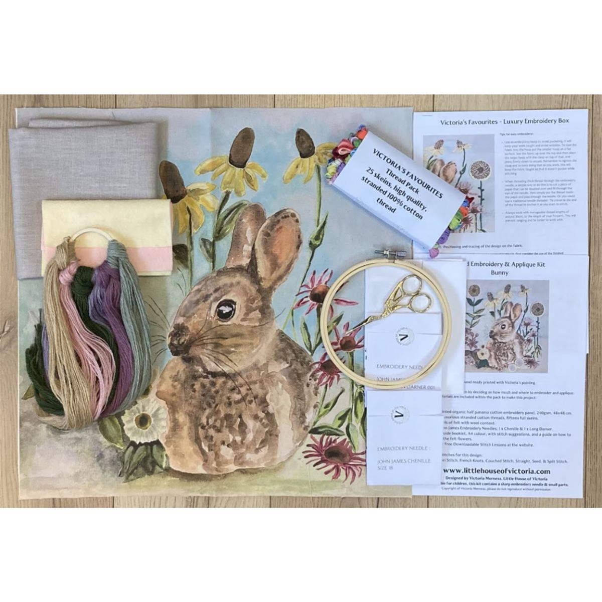 Little House of Victoria Extra Large Luxury Embroidery Box - Bunny ...