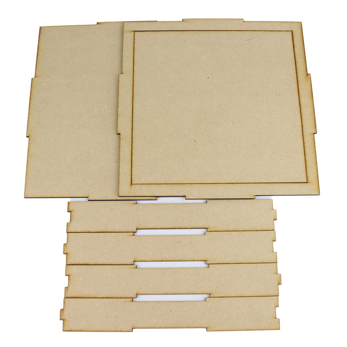 Bert & Gert's MDF Box Frame Kits - 8 x 8 inch | HobbyMaker