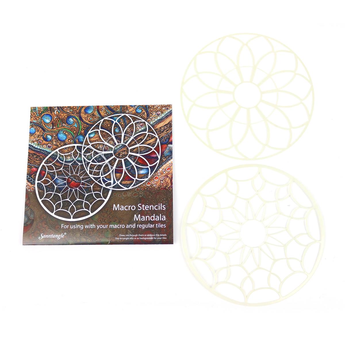 Sanntangle Macro Stencils Mandalas HobbyMaker