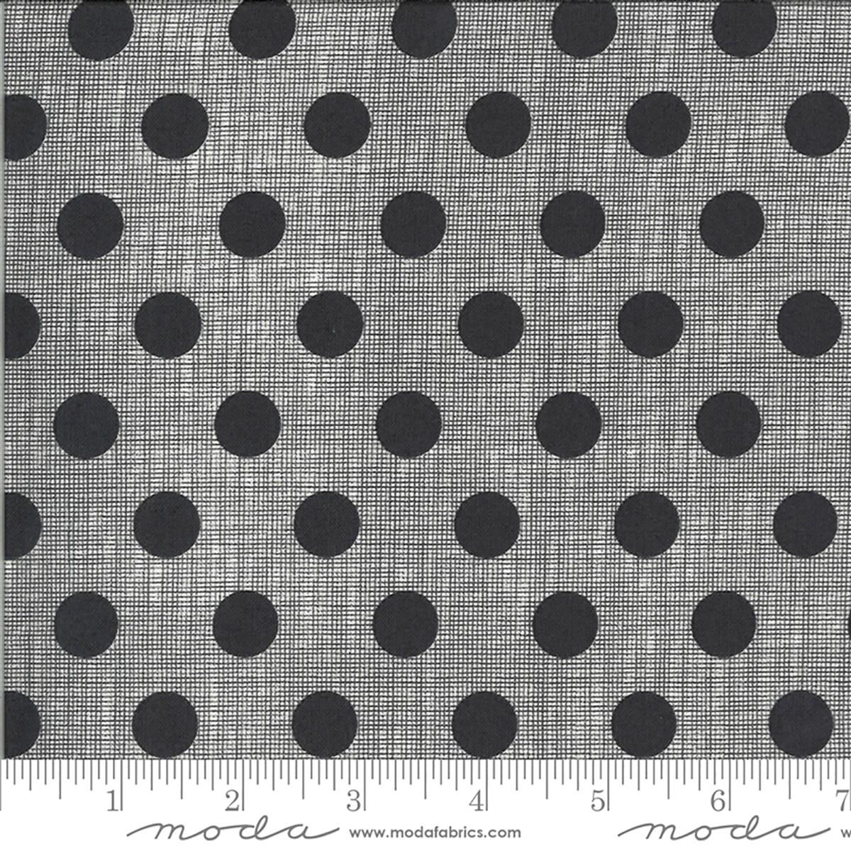 Moda Winkipop Black Polka Dot Fabric 0.5m | SewingStreet