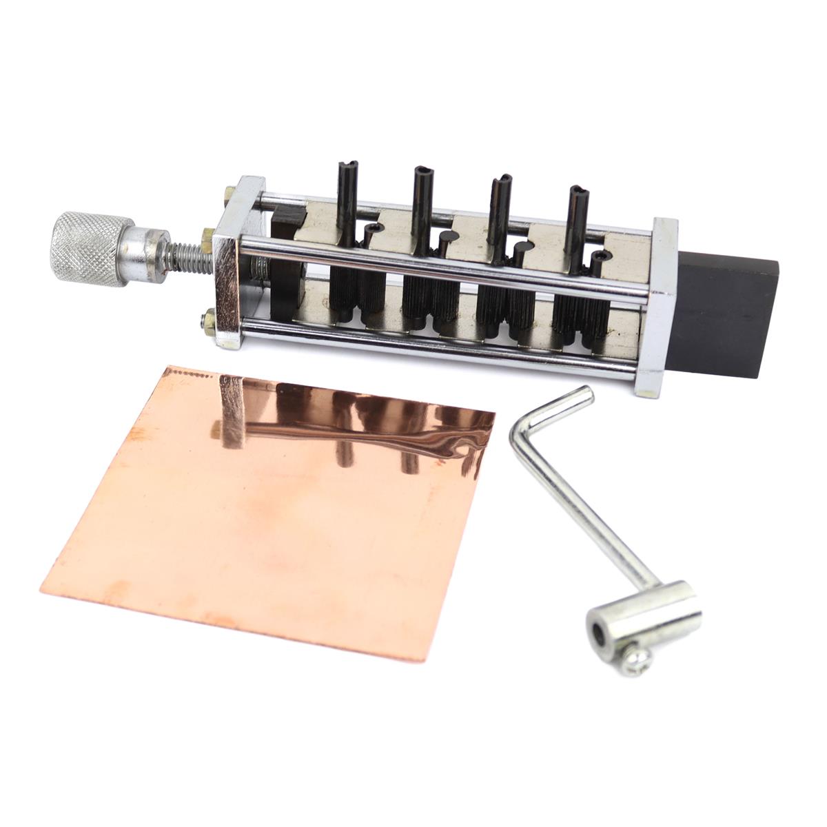 Zig-A-Zig-Ah! Zig Zag Sheet Metal Forming Machine & 0.32mm Copper Sheet ...