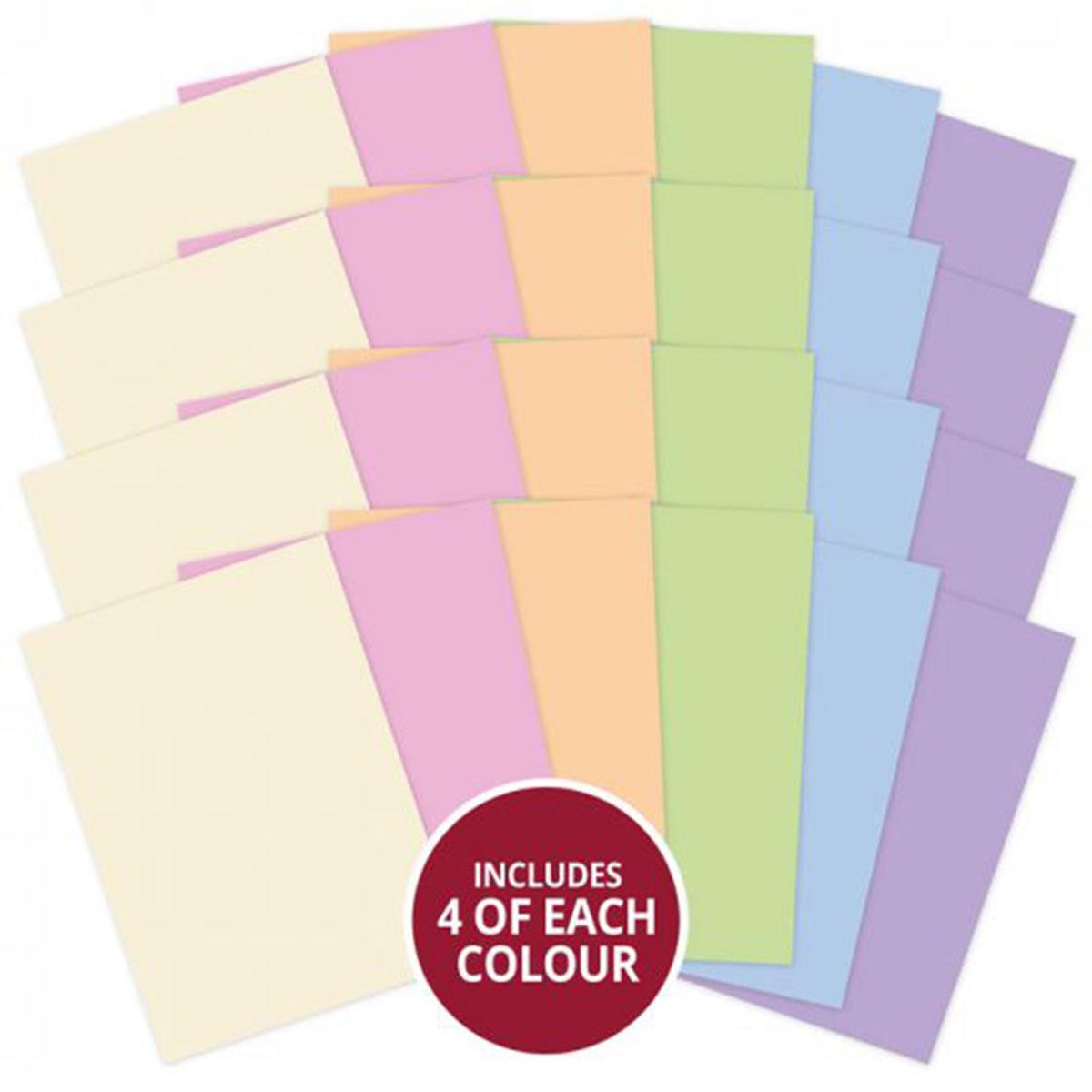 Adorable Scorable A3 Pastel Selection x 24 sheets, 4 of each colour