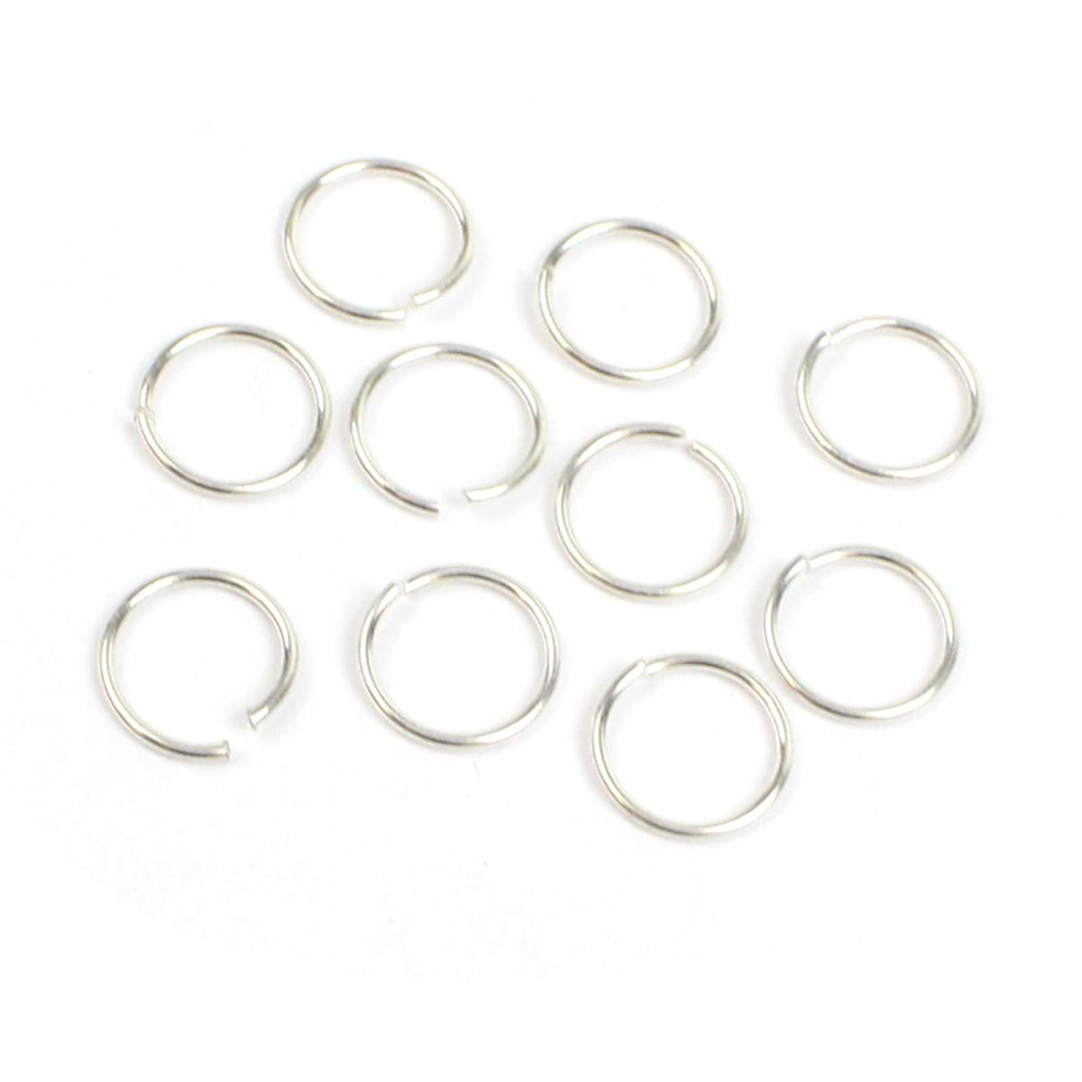 935 Argentium Finest Silver Jump Rings Approx 7mm ID x 0.8mm (10pcs ...