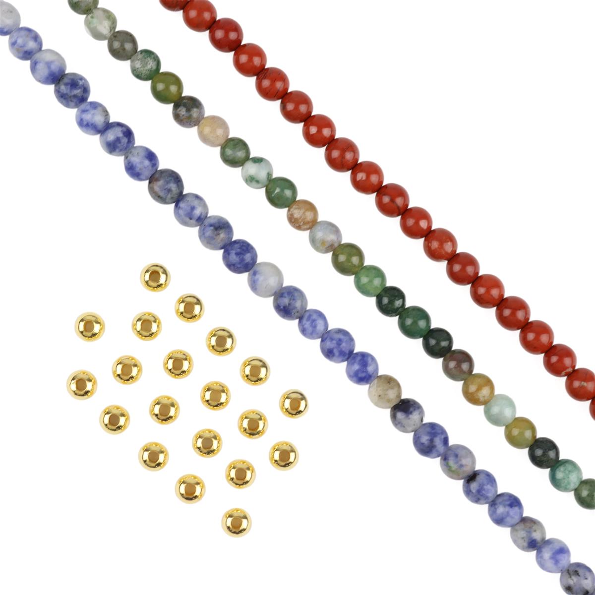 Jasper Select Fancy Jasper, Blue Jasper, Red Jasper Plain Rounds