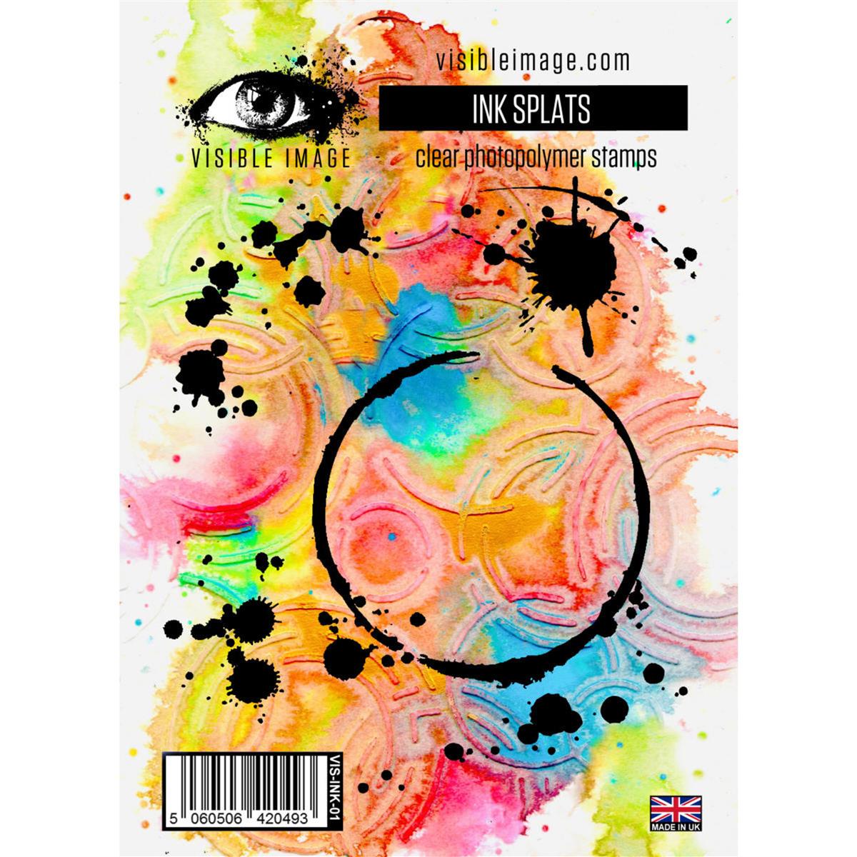 Visible Image Ink Splats Stamp Set VisibleImage