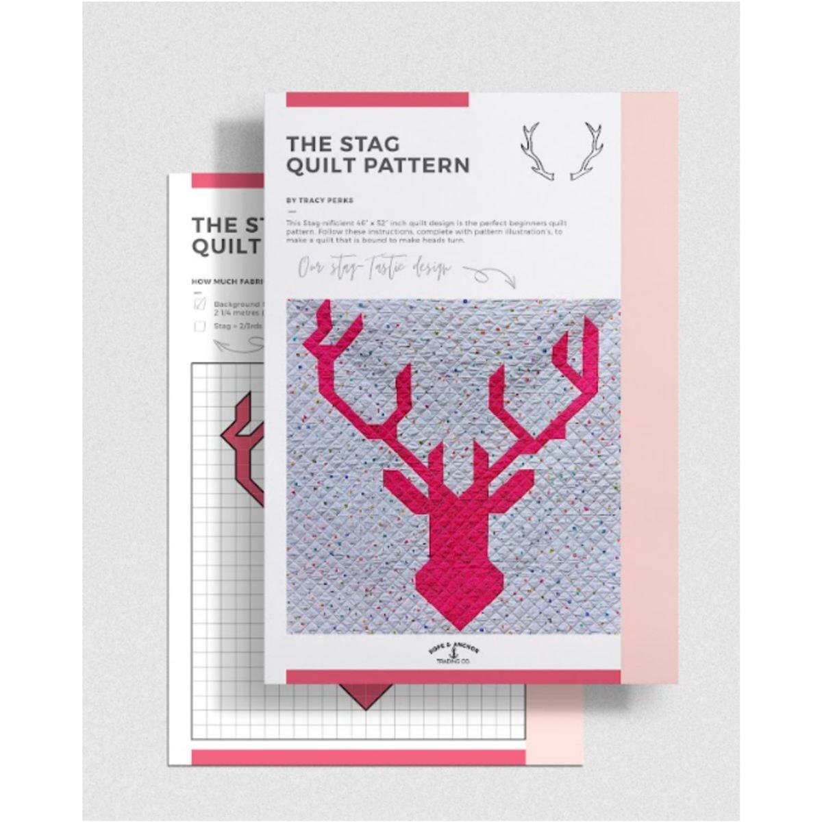 Rope & Anchor The Stag Quilt Pattern | SewingStreet