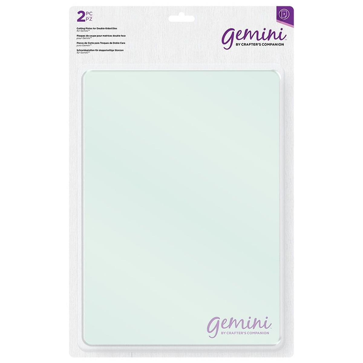 Gemini II Replacement Cutting Plates - 9x12.5 Inch Double-Sided Dies Plates, Pack Of 2