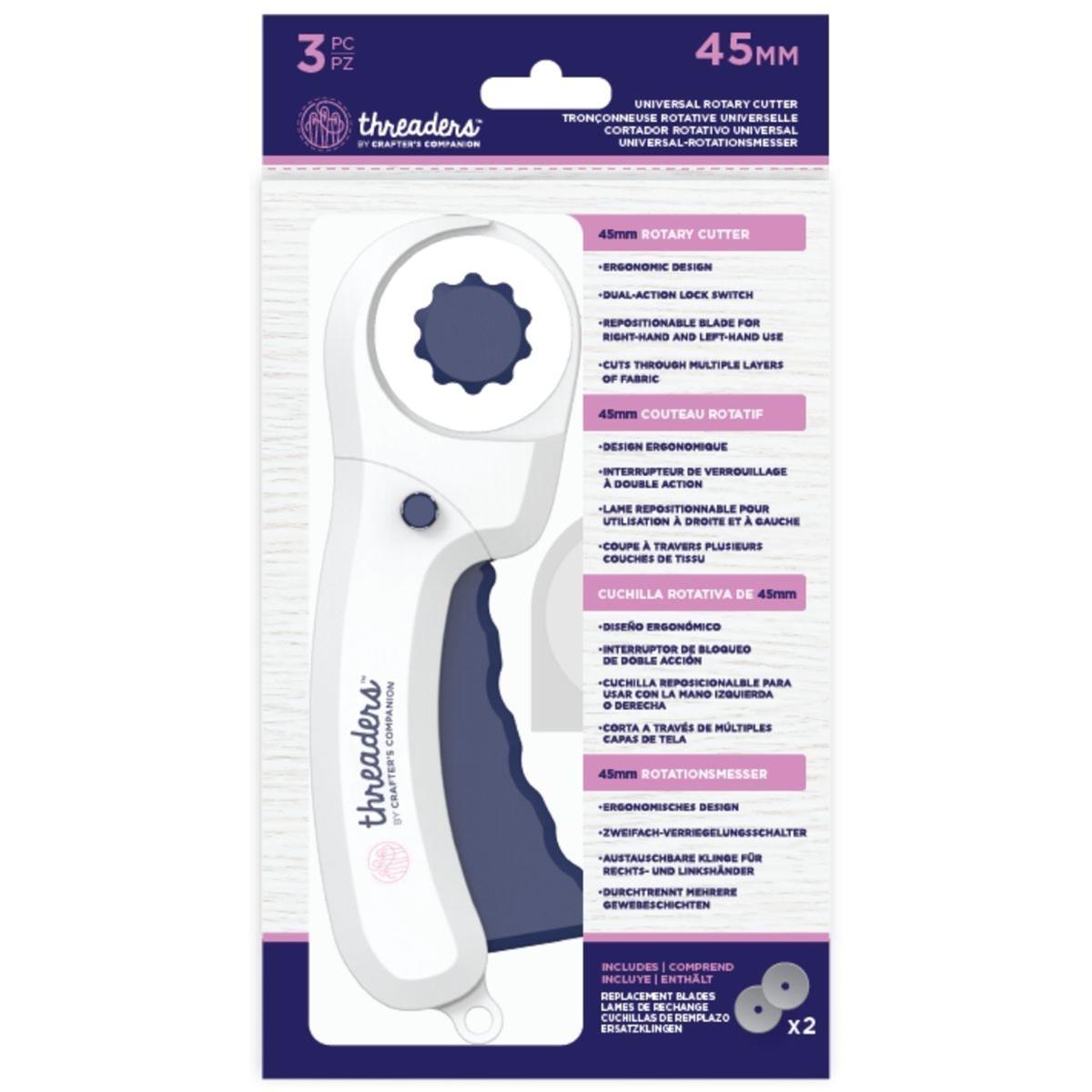 Threaders Universal 45mm Rotary Cutter with Replacement Blades Save