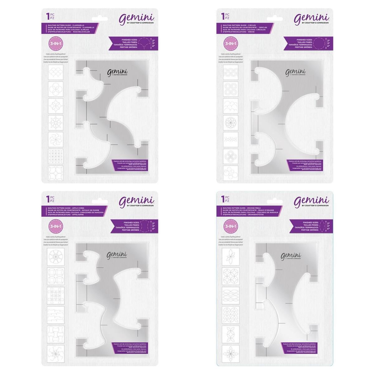 Gemini Quilting Pattern Guide Complete 4PC Collection SewingStreet