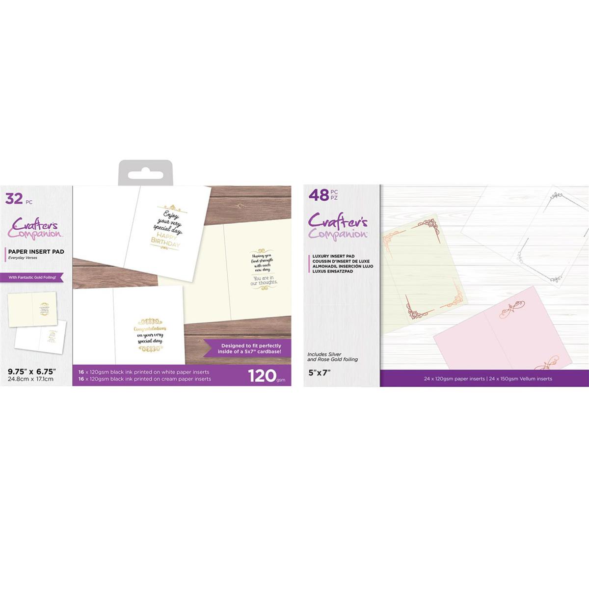 Crafter's Companion Card Insert Pad 2pk HobbyMaker