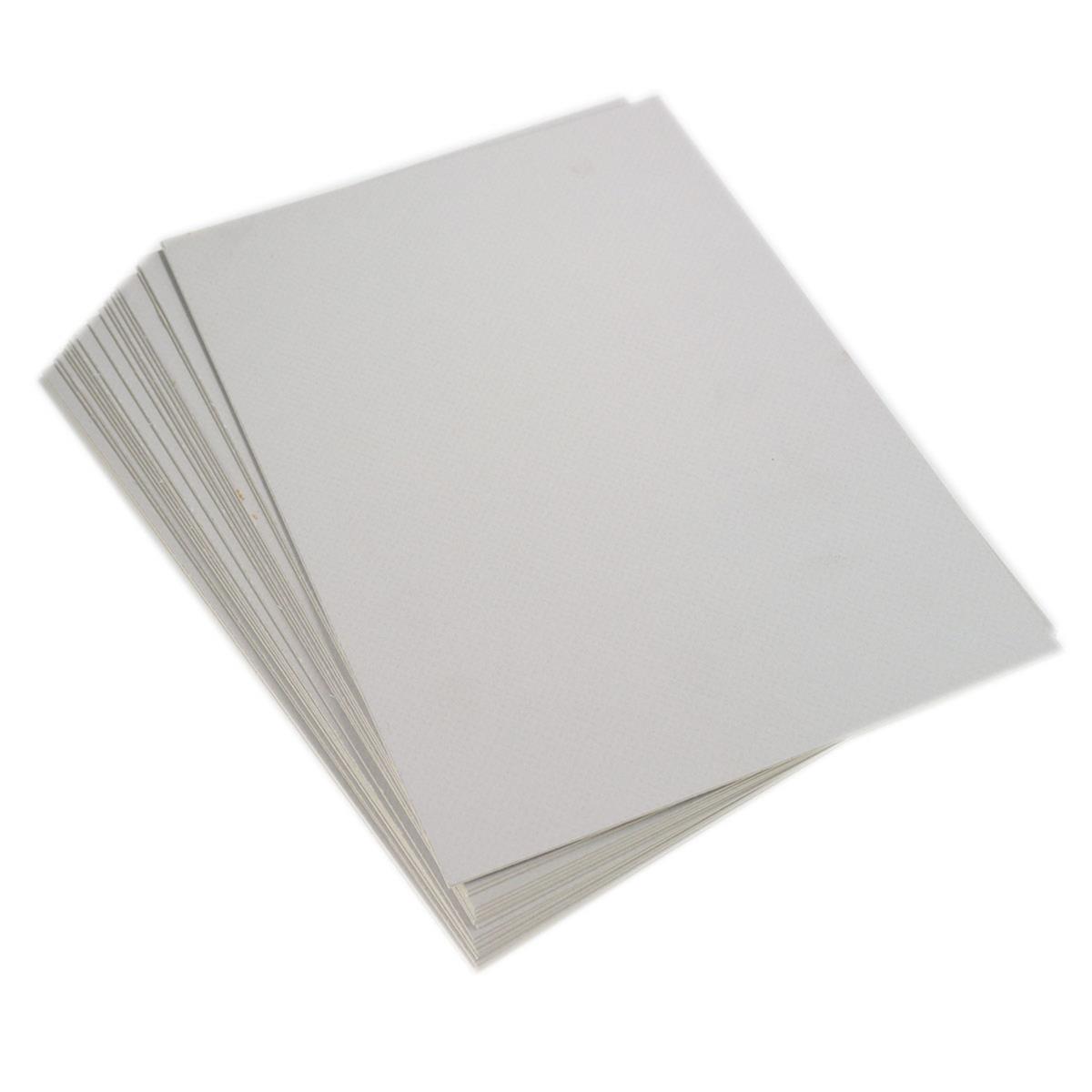 A4 White/Grey Construction Mount Board 1250 micron - 20 Sheets Total ...