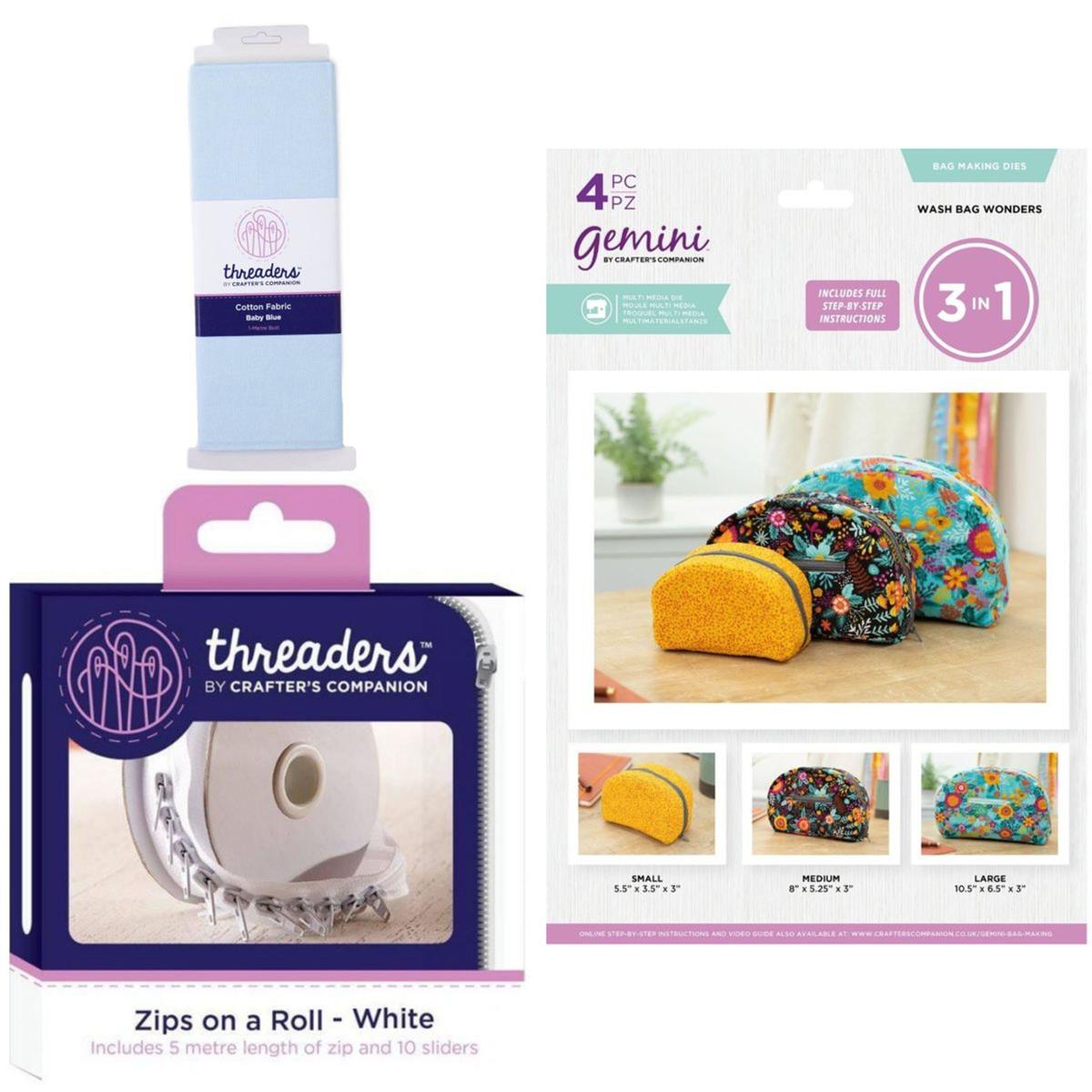 Gemini MultiMedia Die with Fabric & Zip Collection SewingStreet
