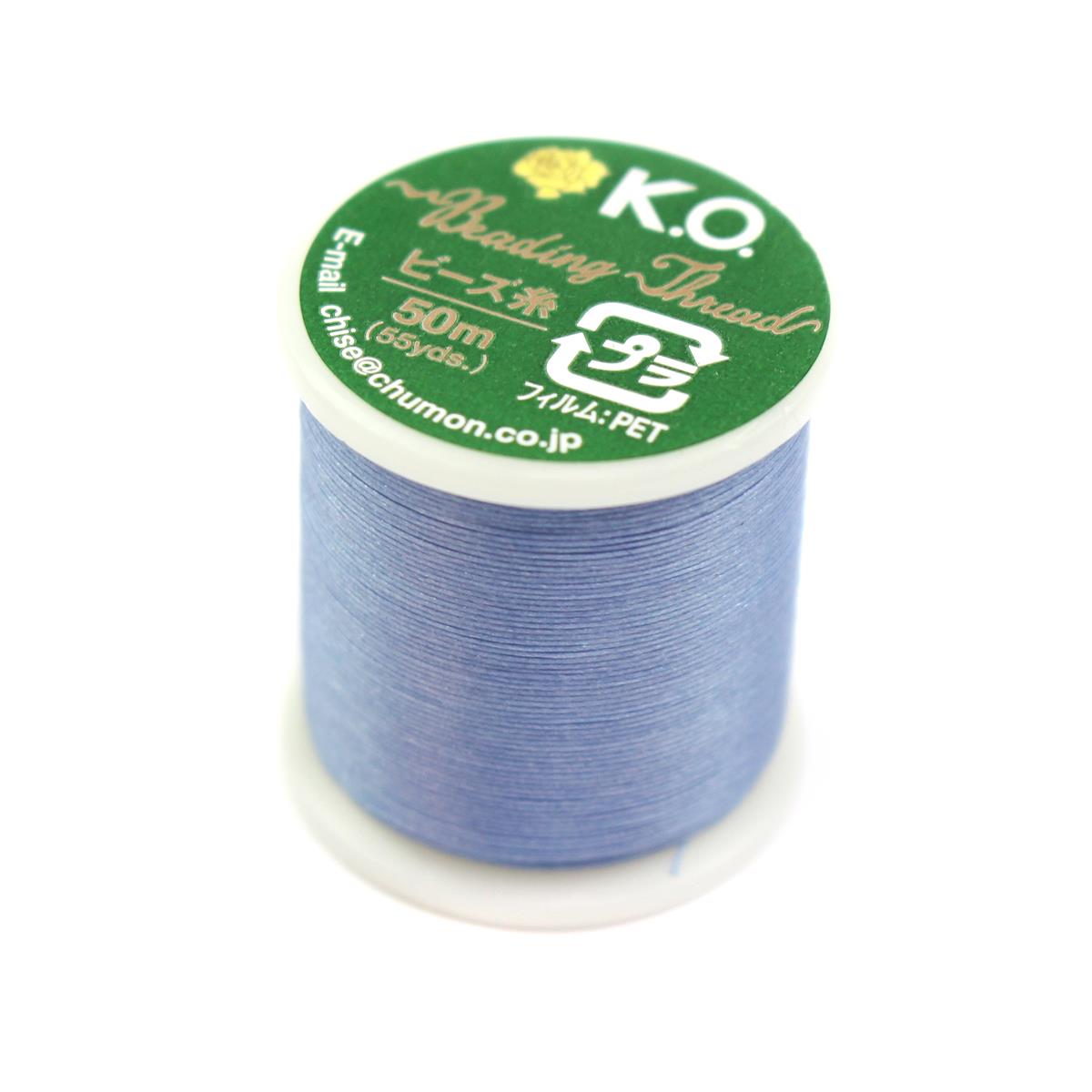 KO Beading Thread Light Blue Approx 50m JewelleryMaker