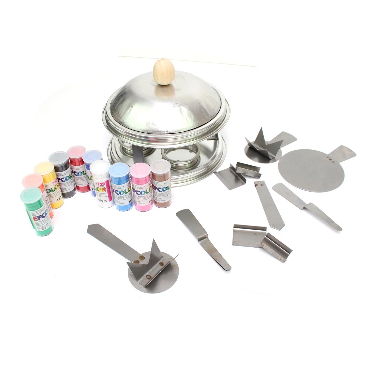 Efcolor Enamel Stove Set, Tool Kit & Efcolor Paint Set of 10 ...