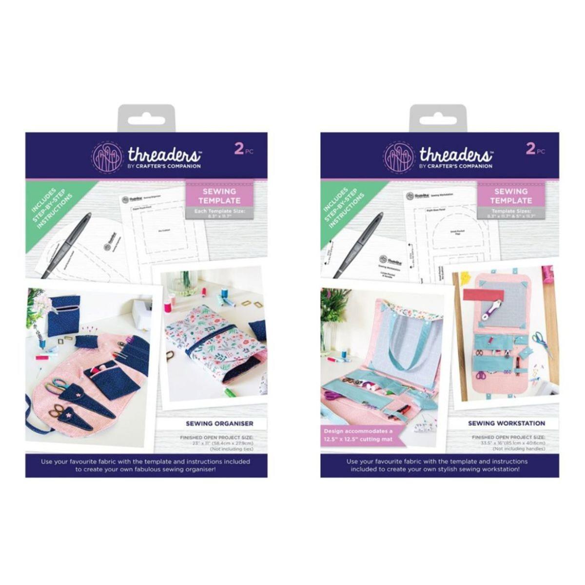 Threaders Sewing Templates Sewing Organiser & Sewing Workstation