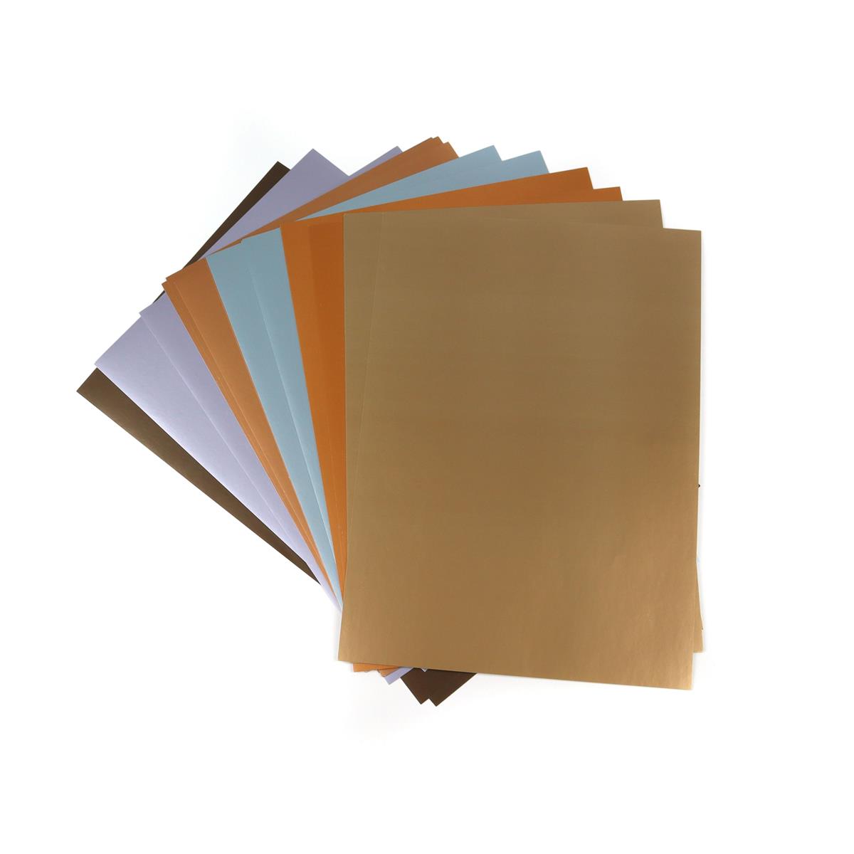 A4 Opulent Adhesives A4 paper card pack assorted colours, 24 sheets