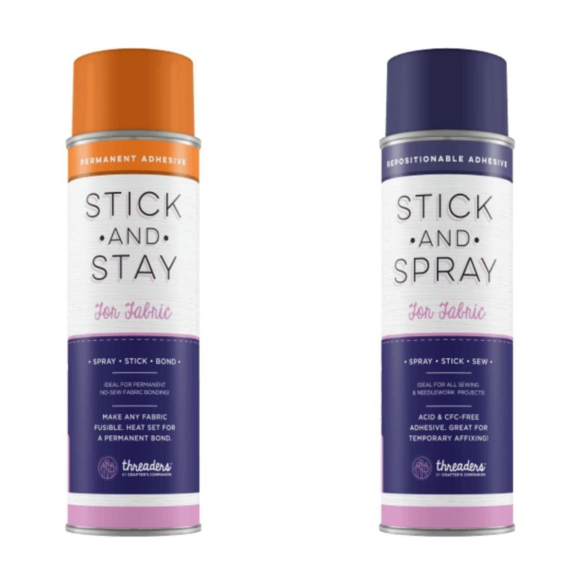 Threaders Fabric Sprays Bundle Stick & Stay Special Price (2 cans