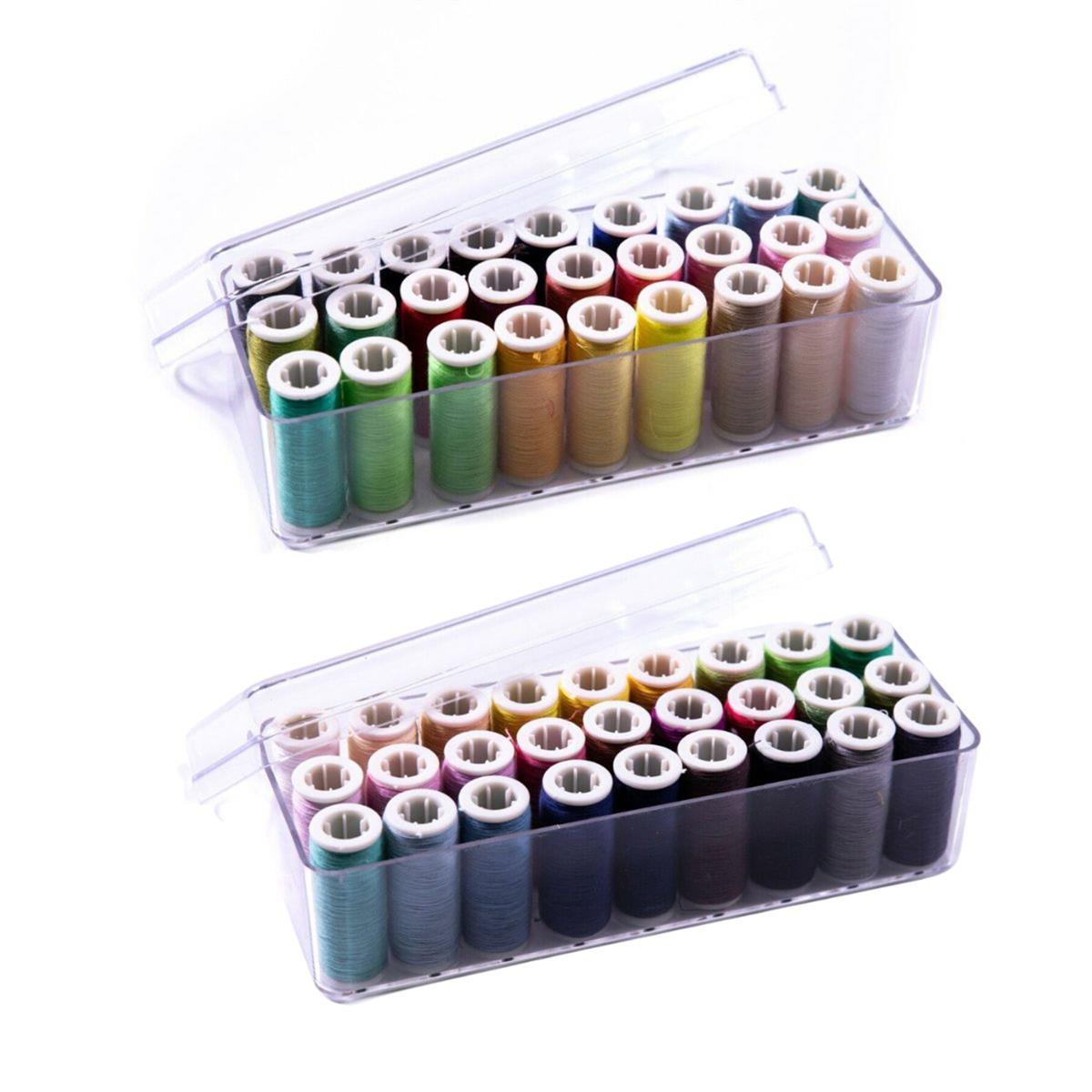 Sewing Thread Organiser Set with 54 Polyester & Cotton Spools. 4320m in ...